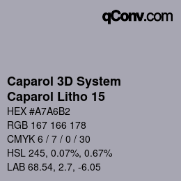 カラーコード: Caparol 3D System - Caparol Litho 15 | qconv.com