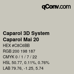 Code couleur: Caparol 3D System - Caparol Mai 20 | qconv.com