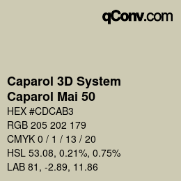 Farbcode: Caparol 3D System - Caparol Mai 50 | qconv.com