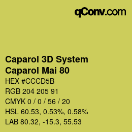 Farbcode: Caparol 3D System - Caparol Mai 80 | qconv.com