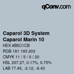 Farbcode: Caparol 3D System - Caparol Marin 10 | qconv.com
