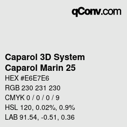 Farbcode: Caparol 3D System - Caparol Marin 25 | qconv.com
