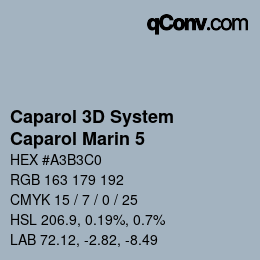 カラーコード: Caparol 3D System - Caparol Marin 5 | qconv.com