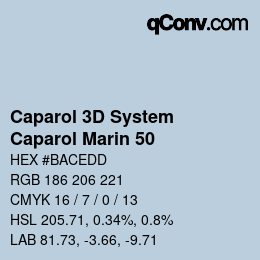 カラーコード: Caparol 3D System - Caparol Marin 50 | qconv.com