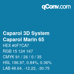 Color code: Caparol 3D System - Caparol Marin 65 | qconv.com