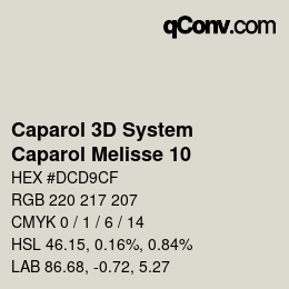 カラーコード: Caparol 3D System - Caparol Melisse 10 | qconv.com