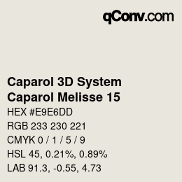 Farbcode: Caparol 3D System - Caparol Melisse 15 | qconv.com