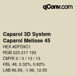 Farbcode: Caparol 3D System - Caparol Melisse 45 | qconv.com