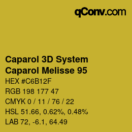 カラーコード: Caparol 3D System - Caparol Melisse 95 | qconv.com