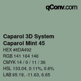 カラーコード: Caparol 3D System - Caparol Mint 45 | qconv.com