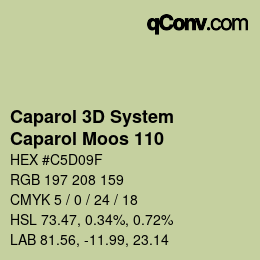 Farbcode: Caparol 3D System - Caparol Moos 110 | qconv.com