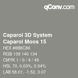 カラーコード: Caparol 3D System - Caparol Moos 15 | qconv.com