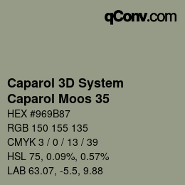 カラーコード: Caparol 3D System - Caparol Moos 35 | qconv.com