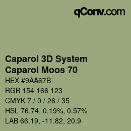 カラーコード: Caparol 3D System - Caparol Moos 70 | qconv.com