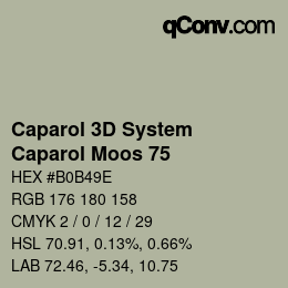 カラーコード: Caparol 3D System - Caparol Moos 75 | qconv.com