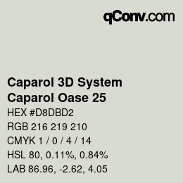 Farbcode: Caparol 3D System - Caparol Oase 25 | qconv.com