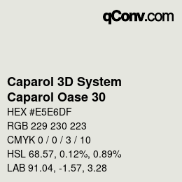 カラーコード: Caparol 3D System - Caparol Oase 30 | qconv.com