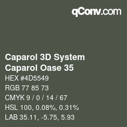 カラーコード: Caparol 3D System - Caparol Oase 35 | qconv.com