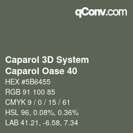カラーコード: Caparol 3D System - Caparol Oase 40 | qconv.com