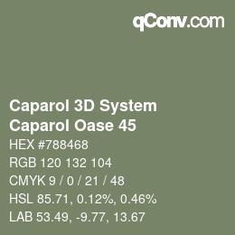 カラーコード: Caparol 3D System - Caparol Oase 45 | qconv.com