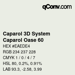 Farbcode: Caparol 3D System - Caparol Oase 60 | qconv.com
