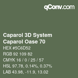 カラーコード: Caparol 3D System - Caparol Oase 70 | qconv.com