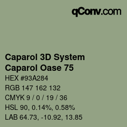 カラーコード: Caparol 3D System - Caparol Oase 75 | qconv.com