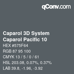 Color code: Caparol 3D System - Caparol Pacific 10 | qconv.com