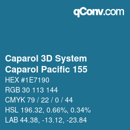 カラーコード: Caparol 3D System - Caparol Pacific 155 | qconv.com