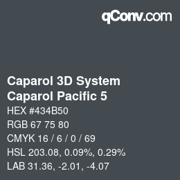 Color code: Caparol 3D System - Caparol Pacific 5 | qconv.com