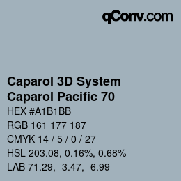Farbcode: Caparol 3D System - Caparol Pacific 70 | qconv.com