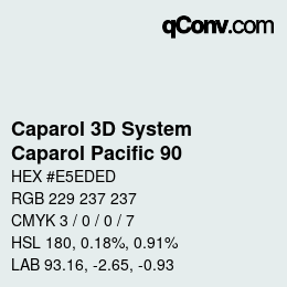 カラーコード: Caparol 3D System - Caparol Pacific 90 | qconv.com