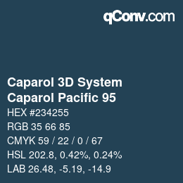 Farbcode: Caparol 3D System - Caparol Pacific 95 | qconv.com