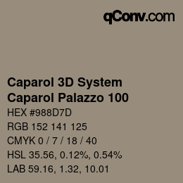 カラーコード: Caparol 3D System - Caparol Palazzo 100 | qconv.com