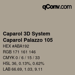 カラーコード: Caparol 3D System - Caparol Palazzo 105 | qconv.com
