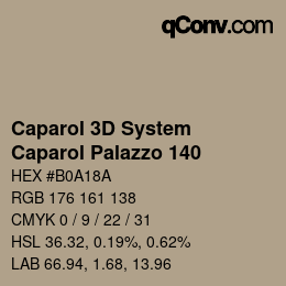 カラーコード: Caparol 3D System - Caparol Palazzo 140 | qconv.com