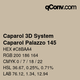 Farbcode: Caparol 3D System - Caparol Palazzo 145 | qconv.com