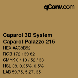 Color code: Caparol 3D System - Caparol Palazzo 215 | qconv.com