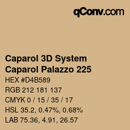 カラーコード: Caparol 3D System - Caparol Palazzo 225 | qconv.com