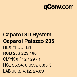 カラーコード: Caparol 3D System - Caparol Palazzo 235 | qconv.com