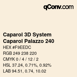 Farbcode: Caparol 3D System - Caparol Palazzo 240 | qconv.com