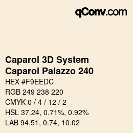 カラーコード: Caparol 3D System - Caparol Palazzo 240 | qconv.com