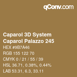 Código de color: Caparol 3D System - Caparol Palazzo 245 | qconv.com