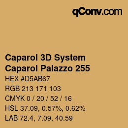 Código de color: Caparol 3D System - Caparol Palazzo 255 | qconv.com