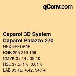 颜色代码: Caparol 3D System - Caparol Palazzo 270 | qconv.com