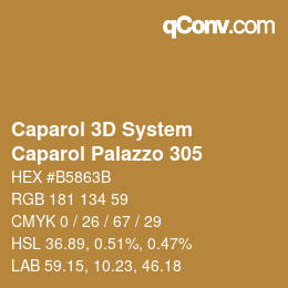 カラーコード: Caparol 3D System - Caparol Palazzo 305 | qconv.com