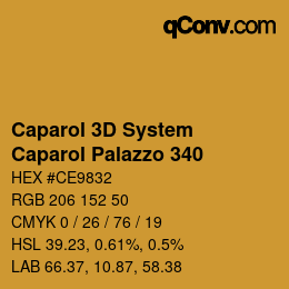 カラーコード: Caparol 3D System - Caparol Palazzo 340 | qconv.com