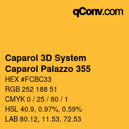 カラーコード: Caparol 3D System - Caparol Palazzo 355 | qconv.com
