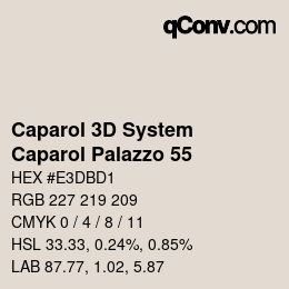 カラーコード: Caparol 3D System - Caparol Palazzo 55 | qconv.com