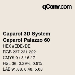 カラーコード: Caparol 3D System - Caparol Palazzo 60 | qconv.com